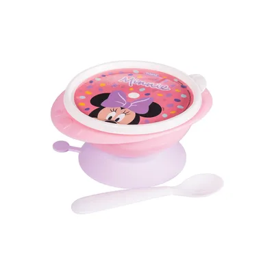 Tigela Menina Plasútil Estampa Minnie 240ML + Colher Tigela Menina Plasútil Estampa Minnie 240ML + Colher